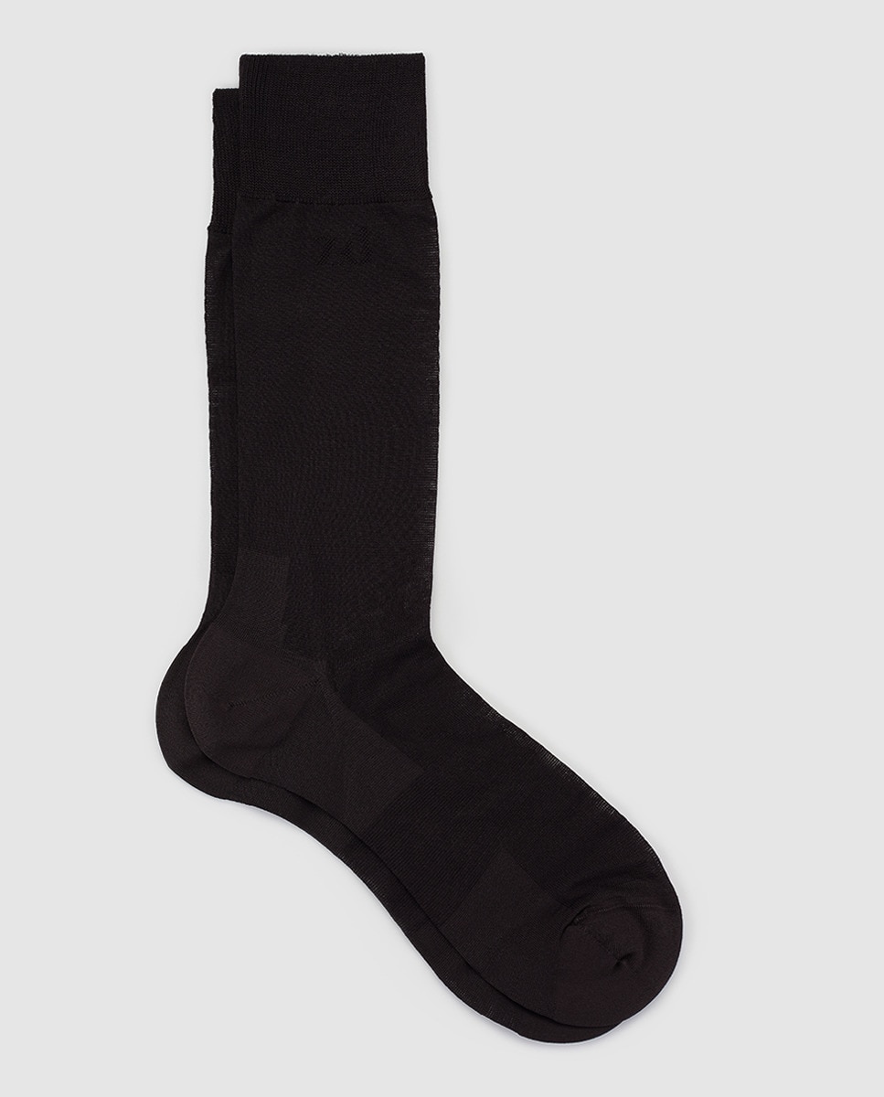 Calcetines de hombre de ZD - Marrón Marrón-1