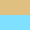 Cor de areia / Azul