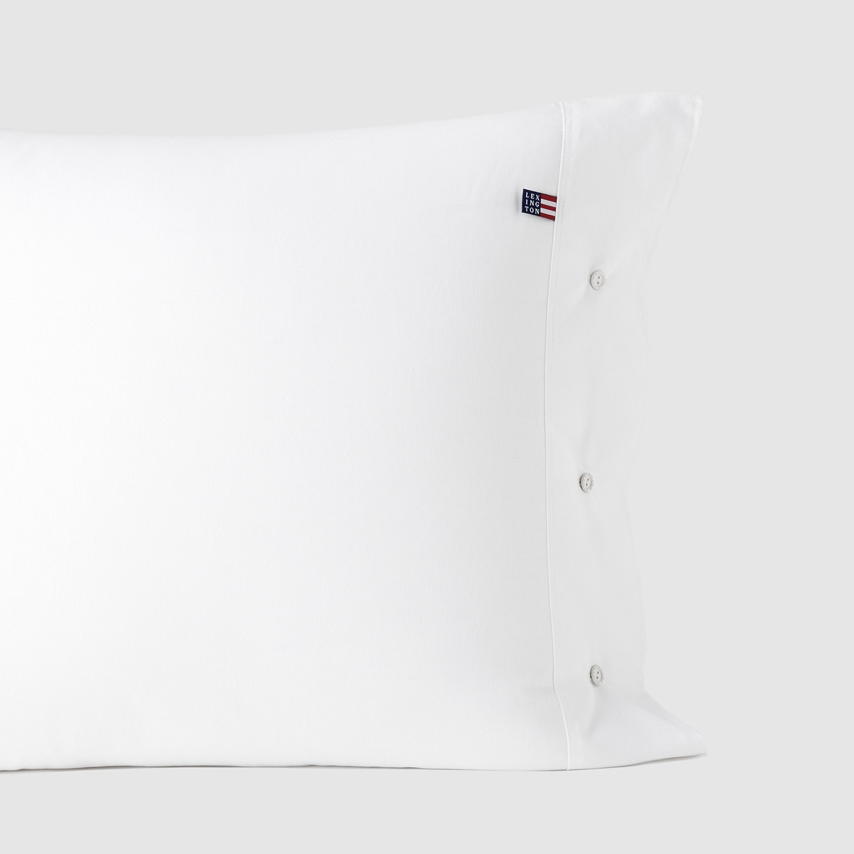 Funda de almohada algodón Básico Liso Lexington Blanco-1