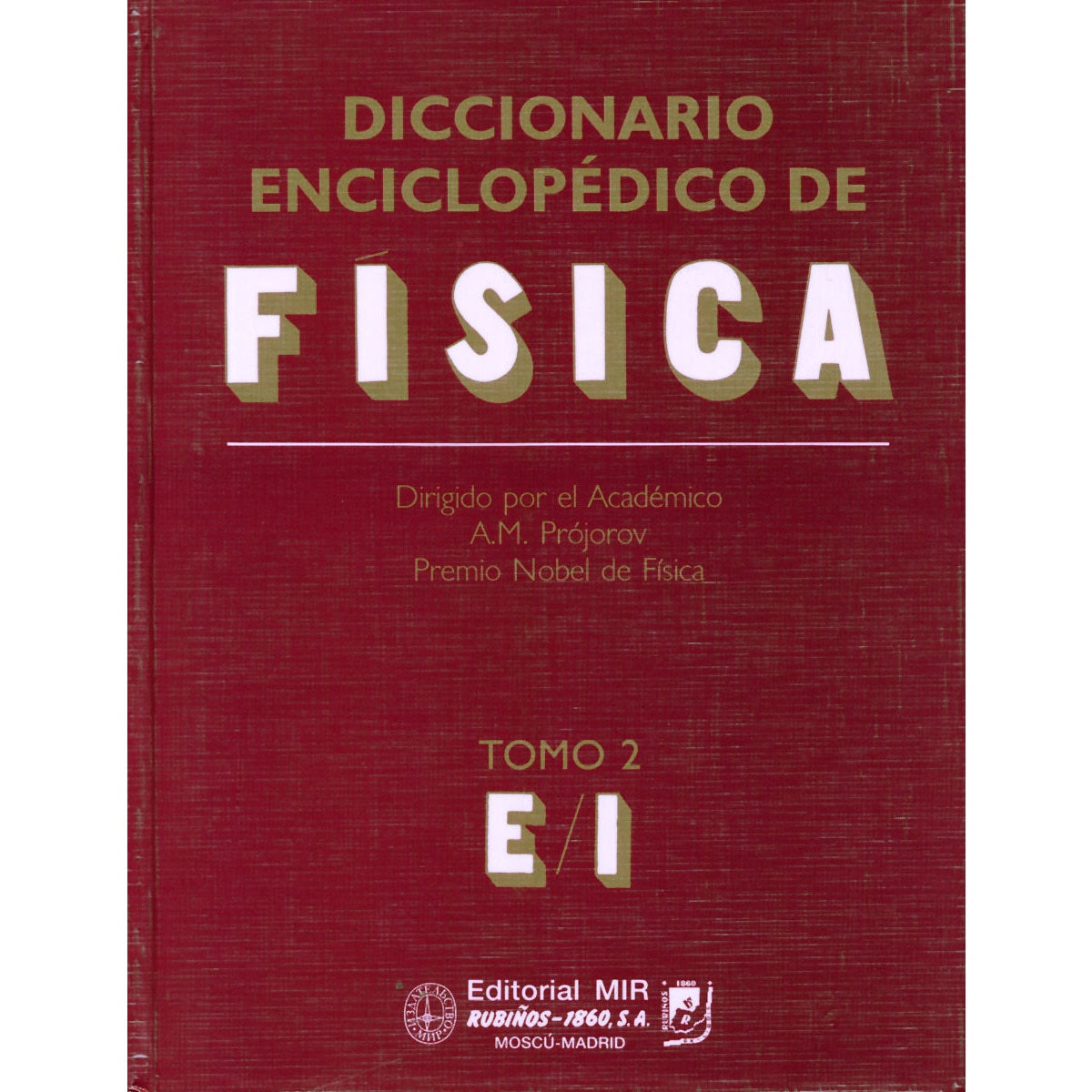 Imagem 0 de Diccionario Enciclopédico De Física T. II