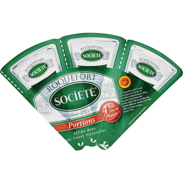 Queijo Roquefort 4x25 g unidade 100 g