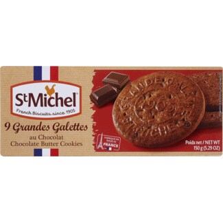 St.Michel Bolachas de Manteiga e Chocolate embalagem 150 g