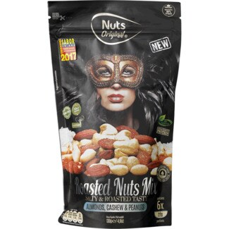 Mix Amêndoa, Caju e Amendoim Torrado com Sal embalagem 130 g