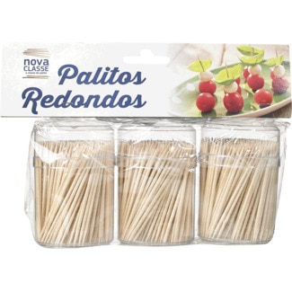 Palitos Redondos embalagem 3 unidades - Nova Classe