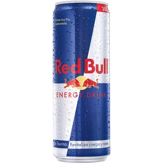 bebida energética con cafeína, taurina, Vitamina B, sacarosa, glucosa y agua de los Alpes lata 35,50 cl - Red Bull