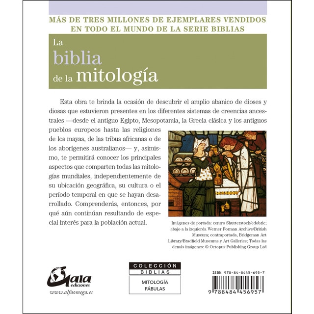 Imagen 0 de La biblia de la mitología: Todo lo que necesitas saber sobre mitología (Tapa blanda)