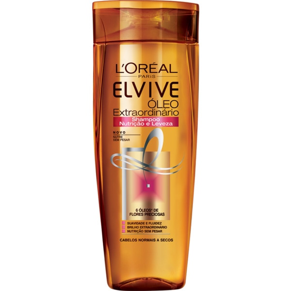 Elvive Óleo Extraordinário Champô para Cabelos Normais a Secos embalagem| 400 ml