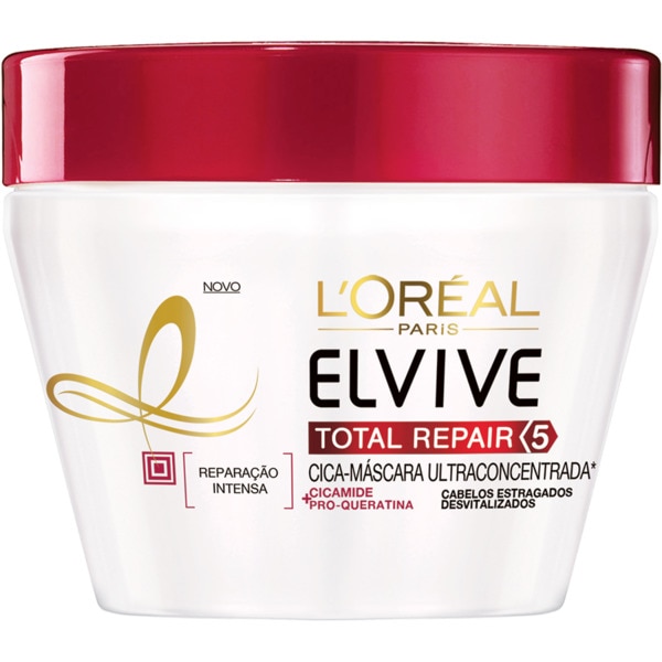 Elvive Total Repair 5 Máscara Capilar para Cabelos Estragados embalagem 300 ml