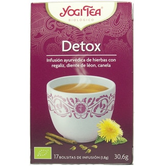 Infusão de Ervas Detox Biológica embalagem 17 unidades - Yogi Tea