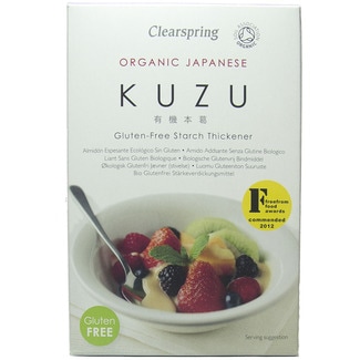 Amido Araruto Kuzu Biológico sem Glúten embalagem 125 g - Clearspring