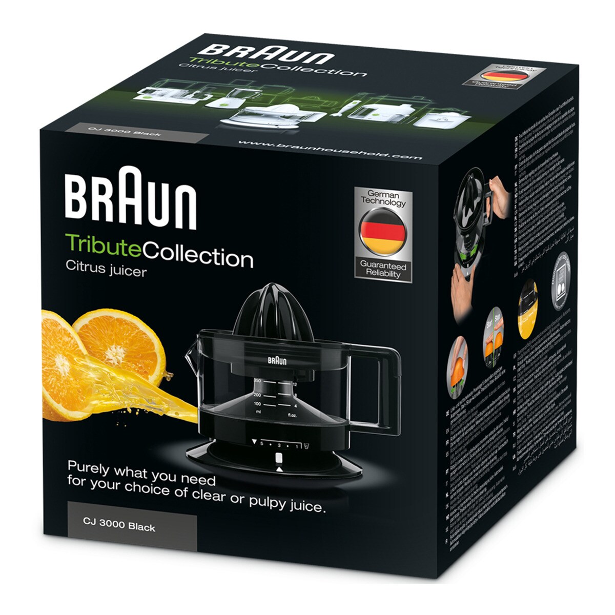 Exprimidor Braun CJ 3000 con cantidad de pulpa ajustable · El Corte Inglés