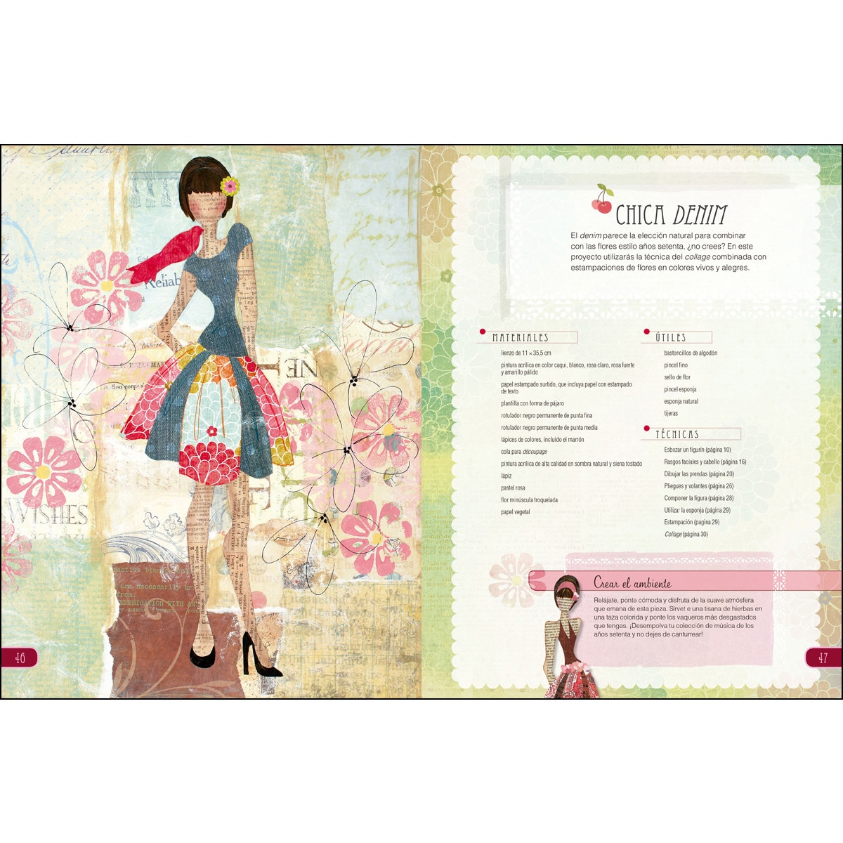 Imagem 0 de Collage de moda: Técnicas para crear arte a la moda (Capa mole)