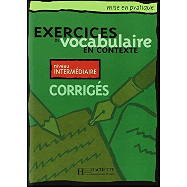 Exercices Vocabulaire Contexte Int Corri 1