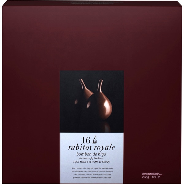 Rabitos Royale bombón de higo a la trufa y al brandy 16 unidades estuche 252 g