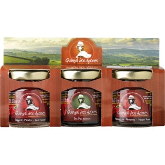 Conjunto de Pimentas Pack 3 frasco 150 g - Quintal Dos Açores