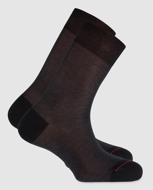 Calcetines de hilo de Escocia de hombre Punto Blanco cortos negros · Punto  Blanco · El Corte Inglés