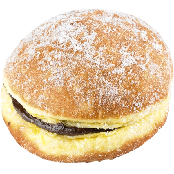Bola de Berlim com Recheio de Chocolate