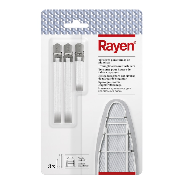 Imagem 0 de Conjunto de 3 tensores para capa de engomar Rayen