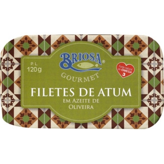 Filetes de Atum em Azeite de Oliveira lata 120 g - Briosa Gourmet