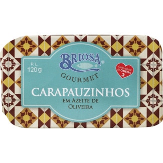Carapauzinhos em Azeite de Oliveira lata 120 g - Briosa Gourmet