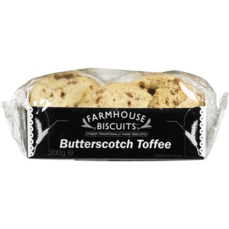 Bolachas com Pepitas de Caramelo embalagem 200 g - Farmhouse Biscuits