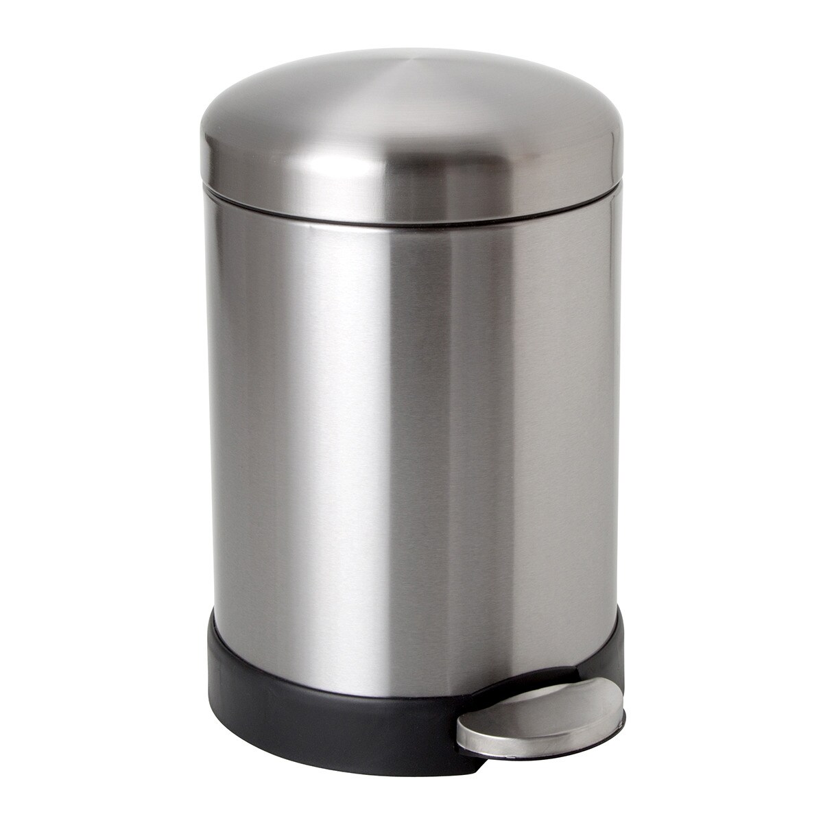 Balde do Lixo de Casa de Banho com Pedal 5L Aço-1