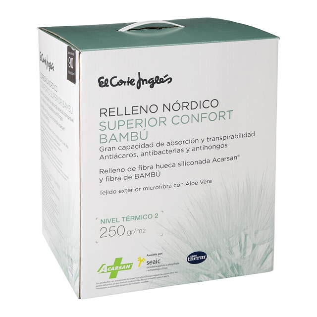 Nórdico 250 grm2 de fibra Superior confort bambú El Corte Nórdico 250 grm2 de fibra Superior confort bambú El Corte