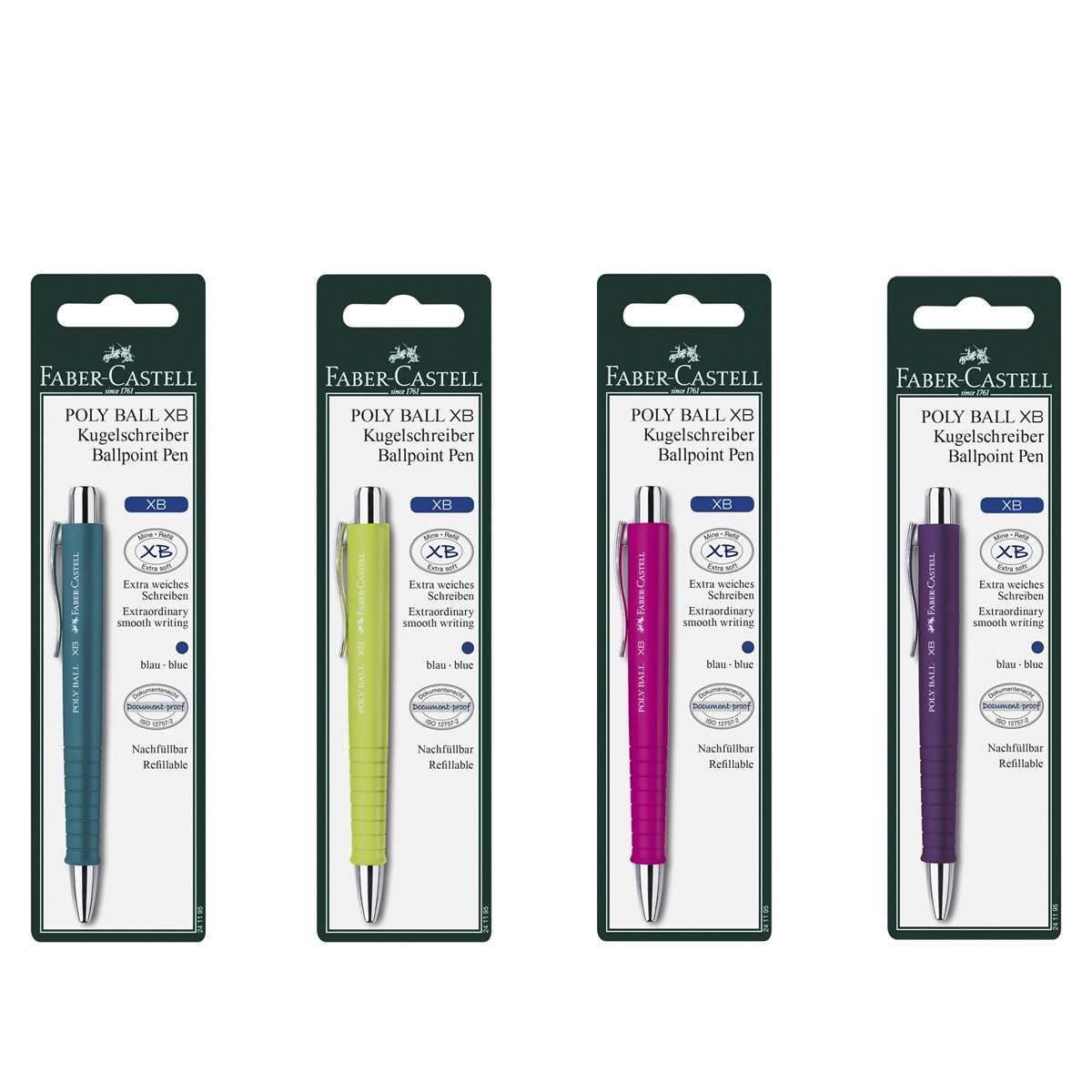 Imagem 0 de Caneta Esferográfica Faber Castell Polyball Sortida