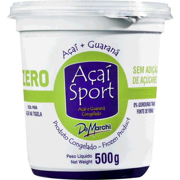 De Marchi Açai Sport Zero de Açúcares embalagem 500 g
