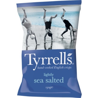 Batatas Fritas com Sal Marinho 150 g - Tyrrell's