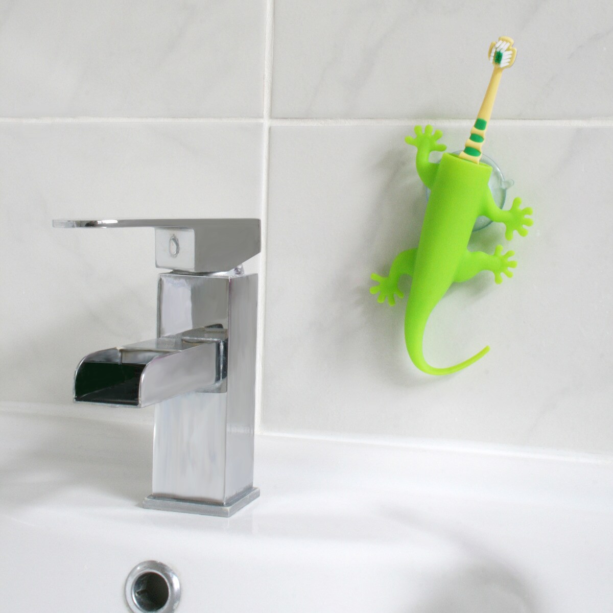 J-Me - Soporte Para Cepillo De Dientes Larry Verde