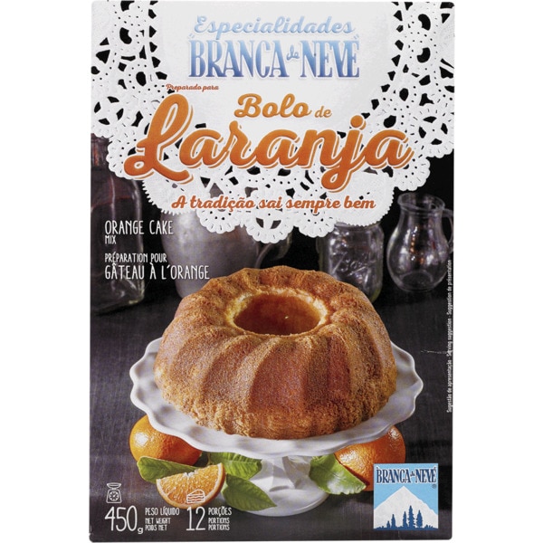 Preparado para Bolo de Laranja embalagem 450 g