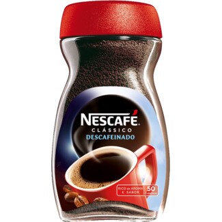 Nescafé Clássico Café Solúvel Descafeinado frasco 100 g