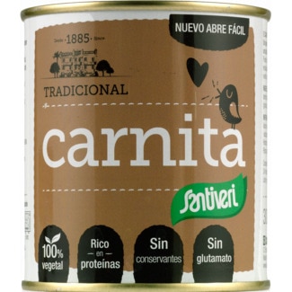 Carnita Vegetal embalagem 300 g - Santiveri