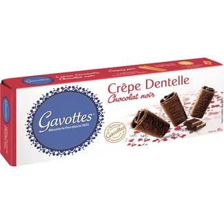 creps bañados de chocolate negro paquete 90 g - Gavottes