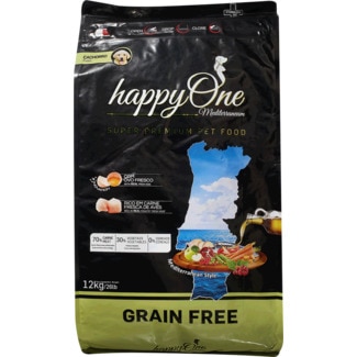 Ração para Cão Puppy Mediterrâneo sem Glúten embalagem 12 kg - Happyone