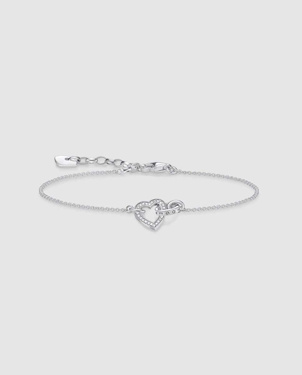 Thomas Sabo - Pulsera Corazón Together De Plata Y Circonita