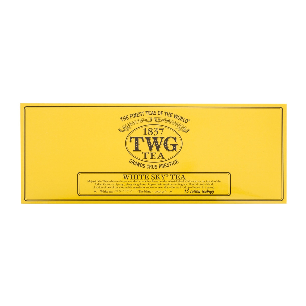 Boîte de thé blanc aux fruits et aux fleurs TWG