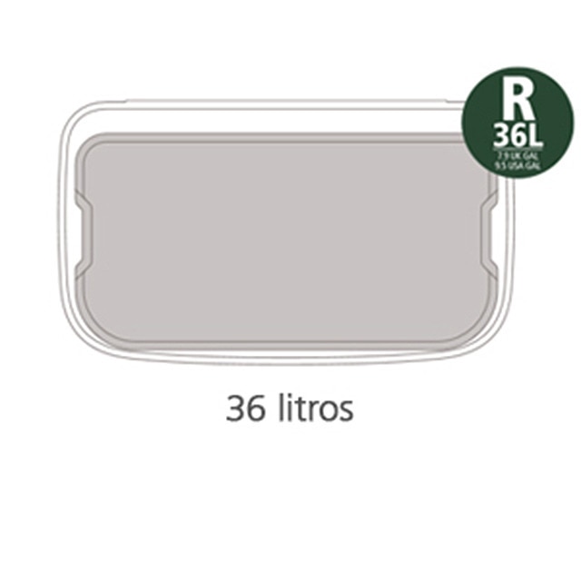 Balde do Lixo BO Touch Bin - 36 L Branco-10