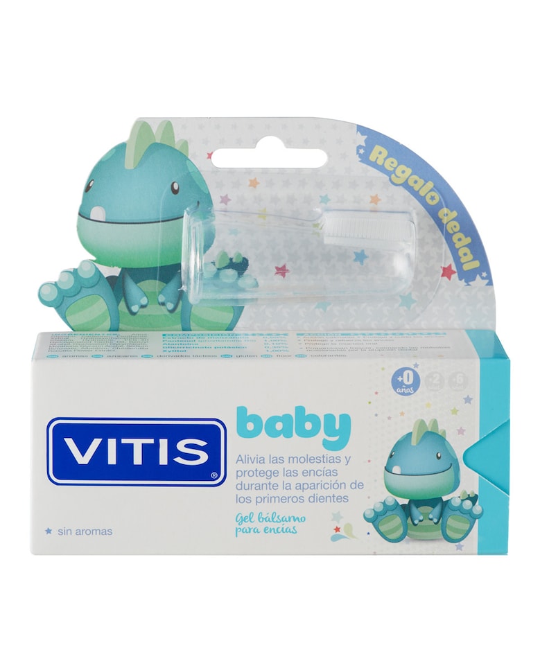 Gel Bálsamo para encias + Dedal Vitis Baby 1