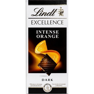 Chocolate Preto com Recheio de Laranja Excellence embalagem 100 g - Lindt