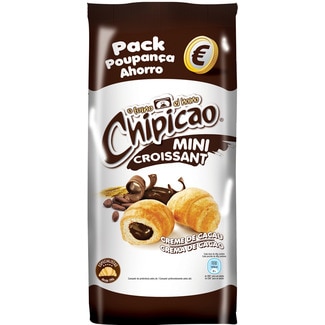 Croissants Recheados com Chocolate embalagem 199 g - Chipicao Mini