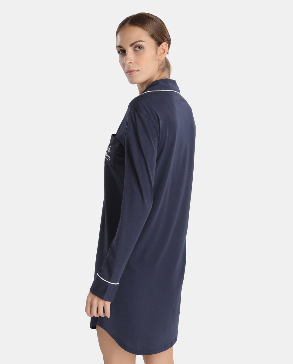 Camisa de mulher Lauren Ralph Lauren Azul-marinho-2
