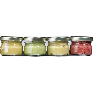 Mostarda Lote 4 Variedades frasco 100 g - Edmond Fallot
