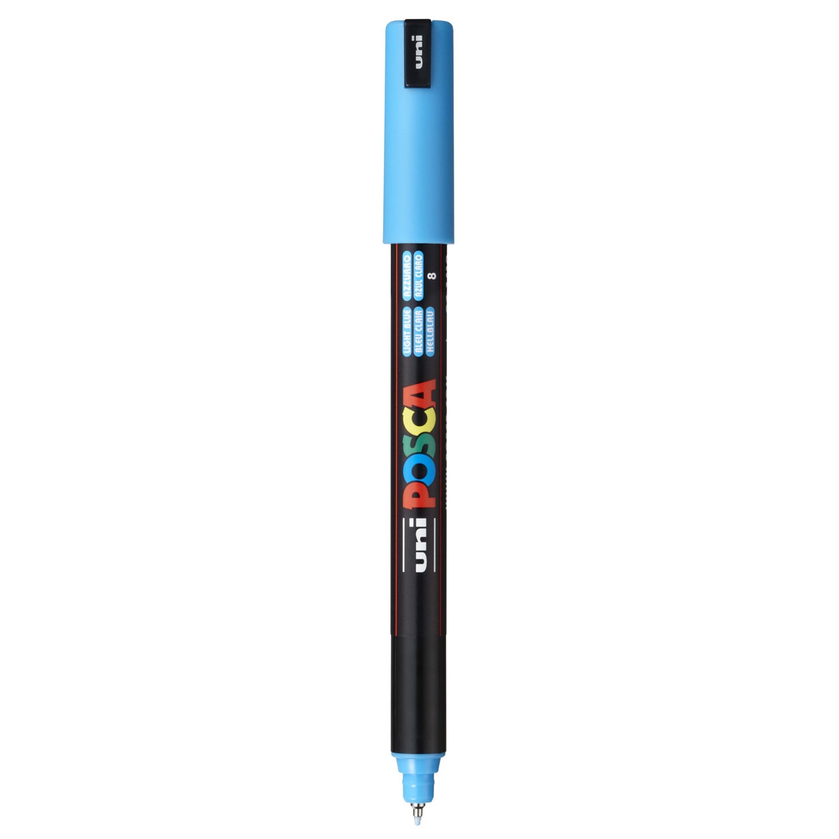 Imagen 0 de Marcador De Pintura Base Uni Posca al Agua 0,4 Mm. Azul