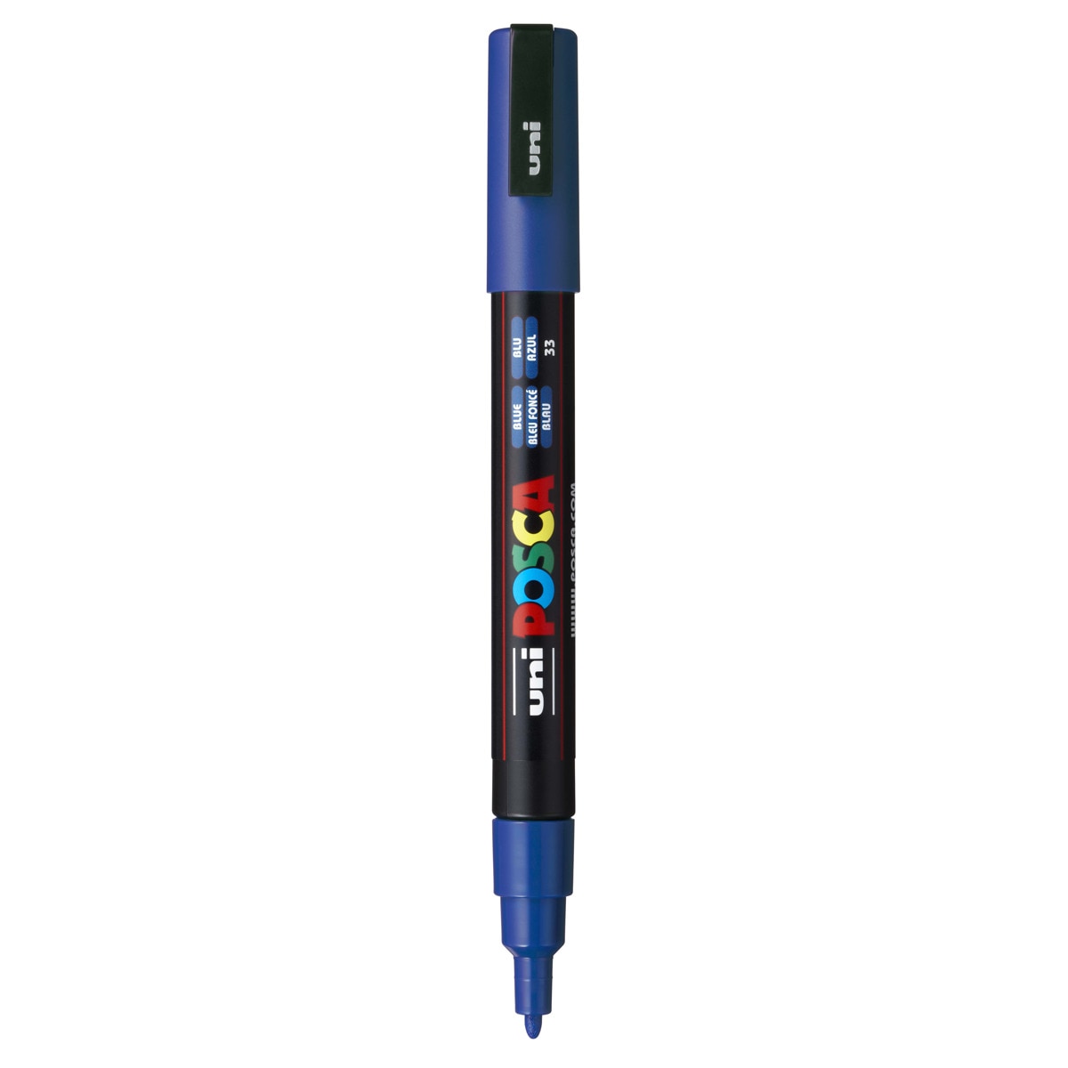 Imagen 0 de Marcador De Pintura Base Uni Posca Al Agua 0,9-1,3 Mm. Azul