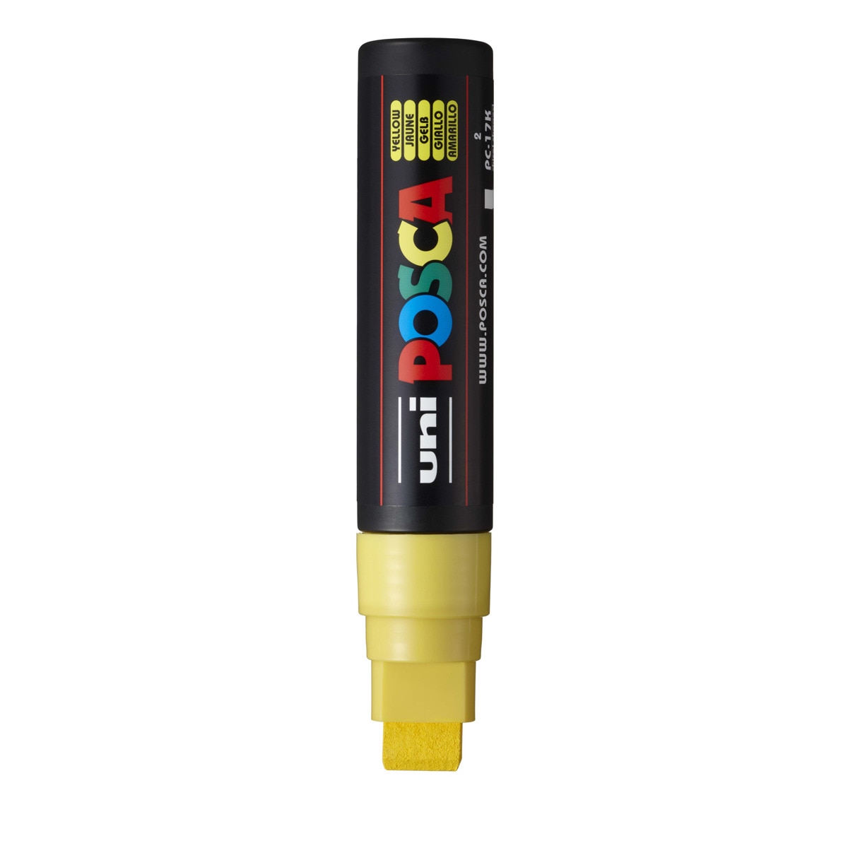 Imagen 0 de Marcador De Pintura Base Uni Posca Al Agua 15 Mm. Amarillo