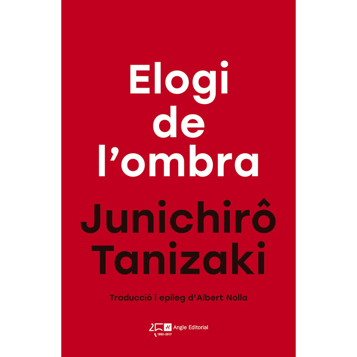 Imagem 0 de Elogi de l'ombra(Tapa blanda)