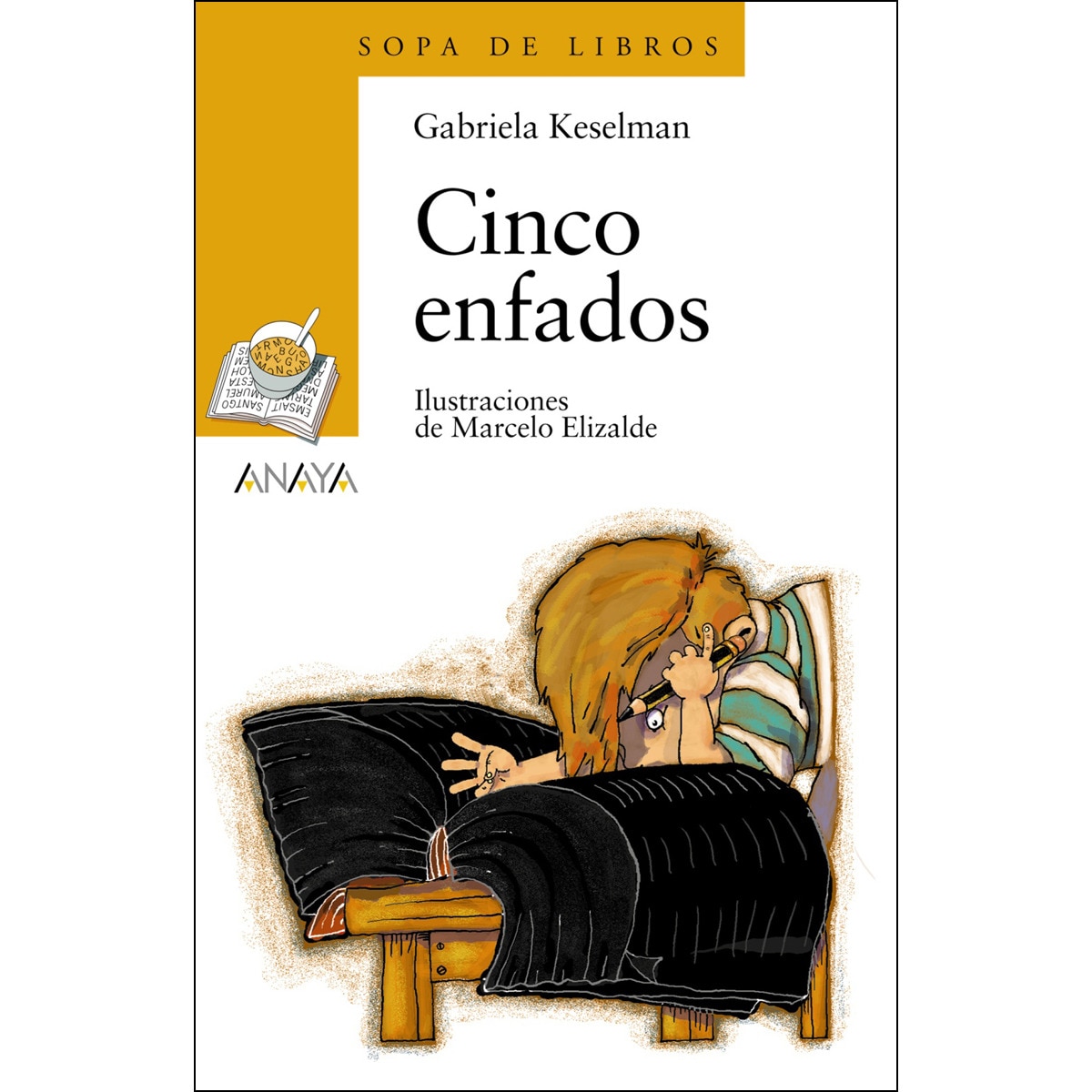 Cinco enfados (Capa mole com abas) 1
