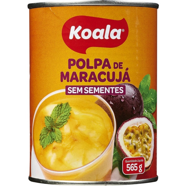 Polpa de Maracujá sem Sementes lata 565 g